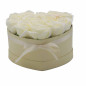 Preview: Geschenkbox Seifenrosen Creme
