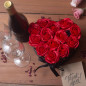 Preview: Geschenkbox Seifenrosen Rosa