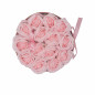 Preview: Geschenkbox Seifenrosen Rosa Rund