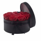 Preview: Geschenkbox Seifenrosen Rot Rund