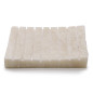 Preview: Seifenablage aus Onyx - White Ridged