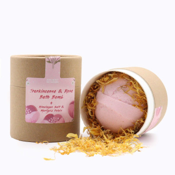 Badebombe - Blühendes rosa Glück