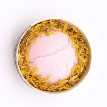 Badebombe - Blühendes rosa Glück