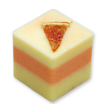 Orange Badebutter Würfel
