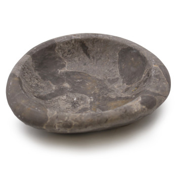 Seifenablage aus versteinertem Holz - Oval