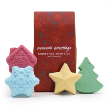 Weihnachtsbadebombe Geschenkset - Christmas Wish List