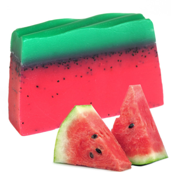 Wassermelone - handgemachte bunte Seife