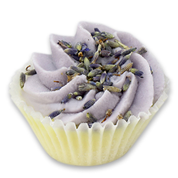 Lavendel Badebutter Cupcake