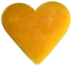 10x Herz Gästeseife - Orange & Ingwer